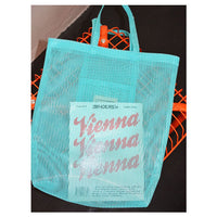 Mesh basket bag - beach