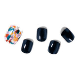 Simple Navy Capiz Shell Pedi (Gloss)