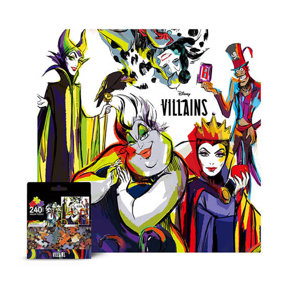 Disney Fancy Puzzle 240pcs Villains-Neon sign(D-P240-111)