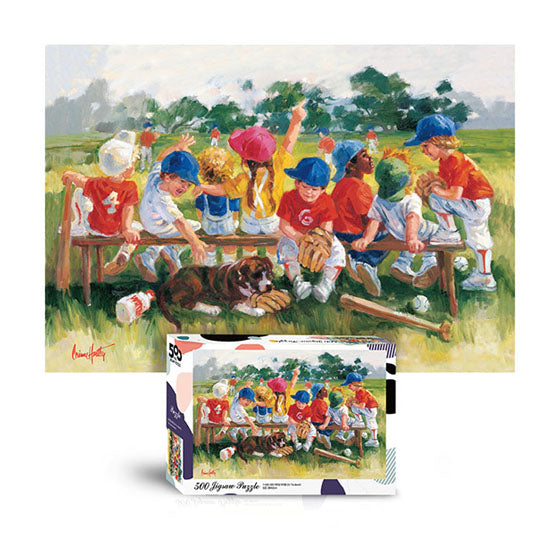 Scene Jigsaw Puzzle 500pcs On the bench(T-A05-1001)