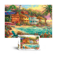 Scene Jigsaw Puzzle 500pcs Tropical beach(T-A05-1010)