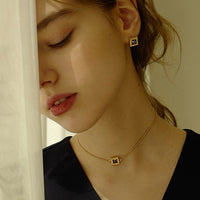 Square Frame Choker