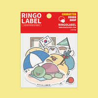 Deco sticker Animal friends 6pcs