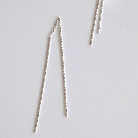 [Silver925] Glitter stick earring