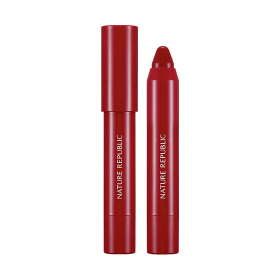 Eco Crayon Lip Rouge 05)Burgundy Red