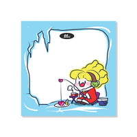 Memopad Notepad Ice Fishing