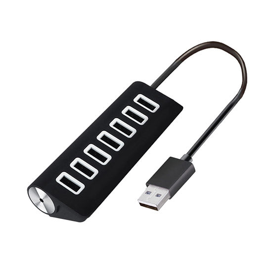 New York USB 7Port Hub Black