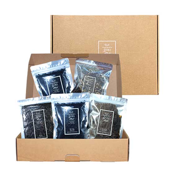 Black Set 4 Kinds of Dried Seaweed