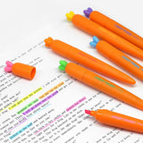 Carrot Slim Marking Pen A set of 6 colors