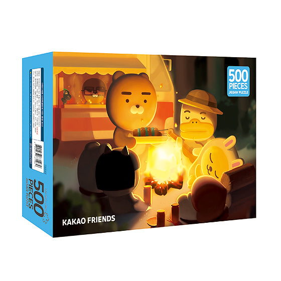 Kakao friends Jigsaw puzzle 500pcs-Campfire camping