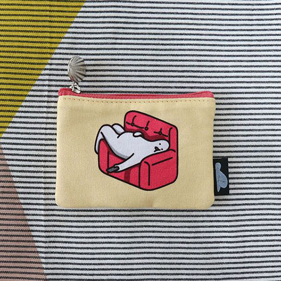 Card pouch (fabric) - in sofa