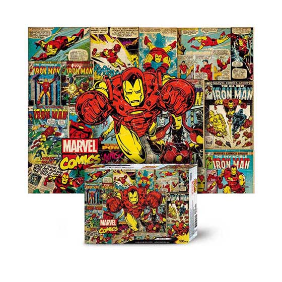Marvel Comics Jigsaw Puzzle 500pcs Iron Man(M-A05-012)
