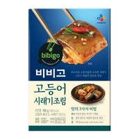 [bibigo] Korean Mackerel Dried Radish Greens Boiled Down In Soy Sauce 160g