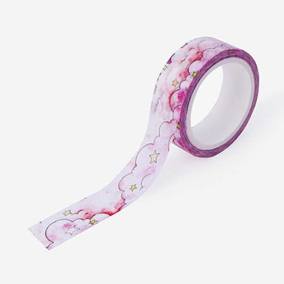 Pink light sunset masking tape 2ea