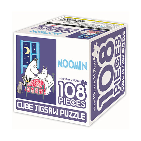 Moomin cube puzzle 108pcs-Good night, Moomin