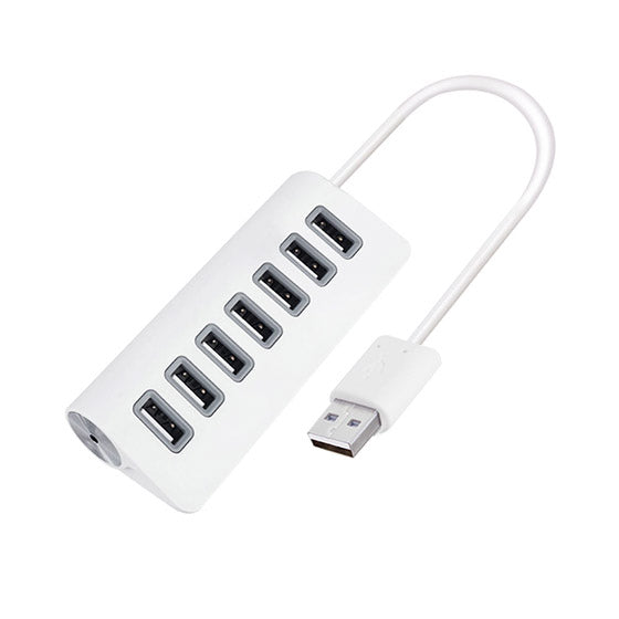 New York USB 7Port Hub White