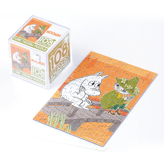 Moomin cube puzzle 108pcs-Moomin and Snufkin
