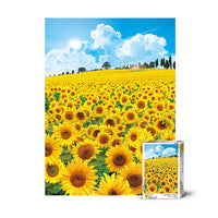 Scene Jigsaw Puzzle 500pcs Sunflower hill(T-A05-1018)