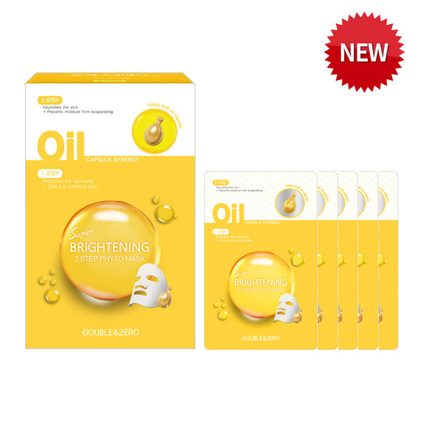 Super Brightening 2Step Phyto Mask, 5count