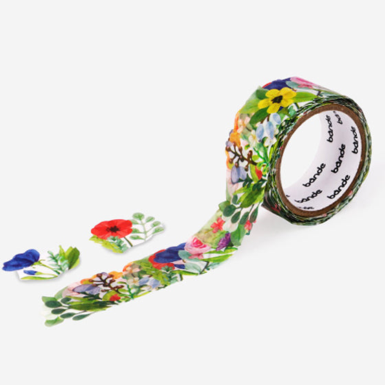 Bande Colorful flower garden masking tape