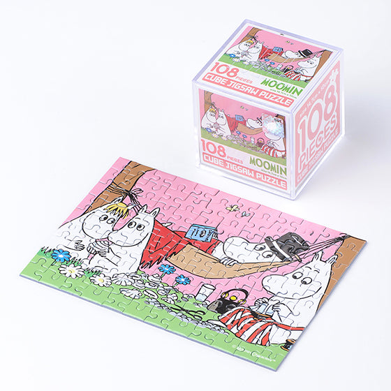 Moomin cube puzzle 108pcs-Moomin family picnic