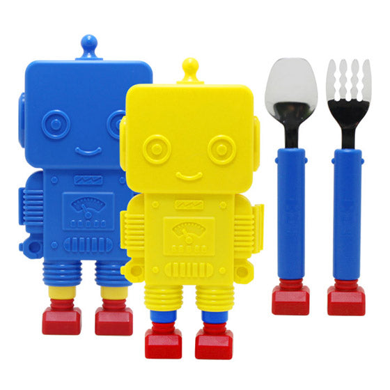 Robot Spoon&Fork with Case