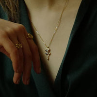 Rose necklace