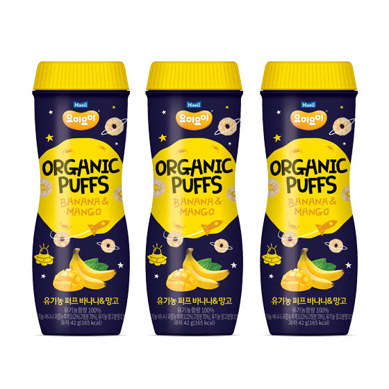 Organic Puffs Banana & Mango * 3ea