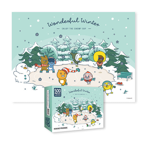 Kakao Friends Jigsaw puzzle 500pcs Wonderful winter