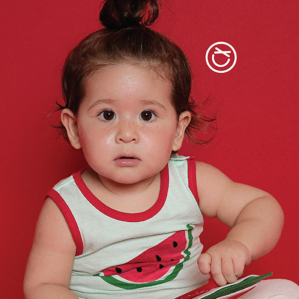 Fever Indicating Organic Sleeveless Top (Watermelon)