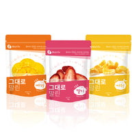Fruits Chip Flavor Variety Pack(Strawberry 3+Jeju Tangerine Sliced 3+Jeju Tangerine Pieces 3)