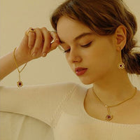 Orbit Bracelet [Gold Stone]