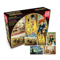 Famous Paintings Healing Board Puzzle 5 type set Vol 1