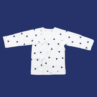 Fever Indicating Organic Baby Gown (Triangle Pattern)
