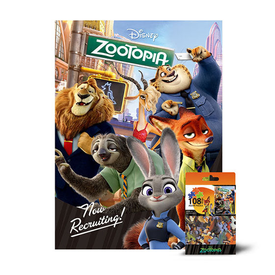 Zootopia Fancy Puzzle 108pcs Zootopia City(D-P108-110)