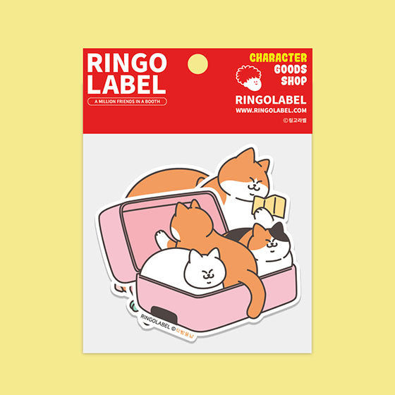 Deco sticker Fluff floaf 3pcs