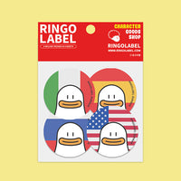 Deco Sticker Ohooduck country 4pcs