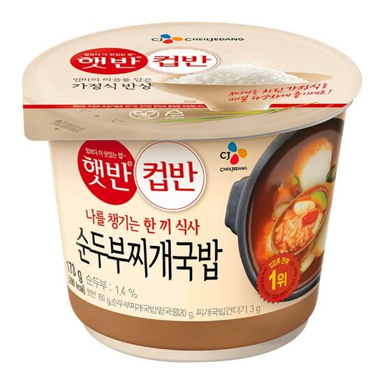 Hetbahn Cupban Soft Tofu Stews Rice Soup 173g